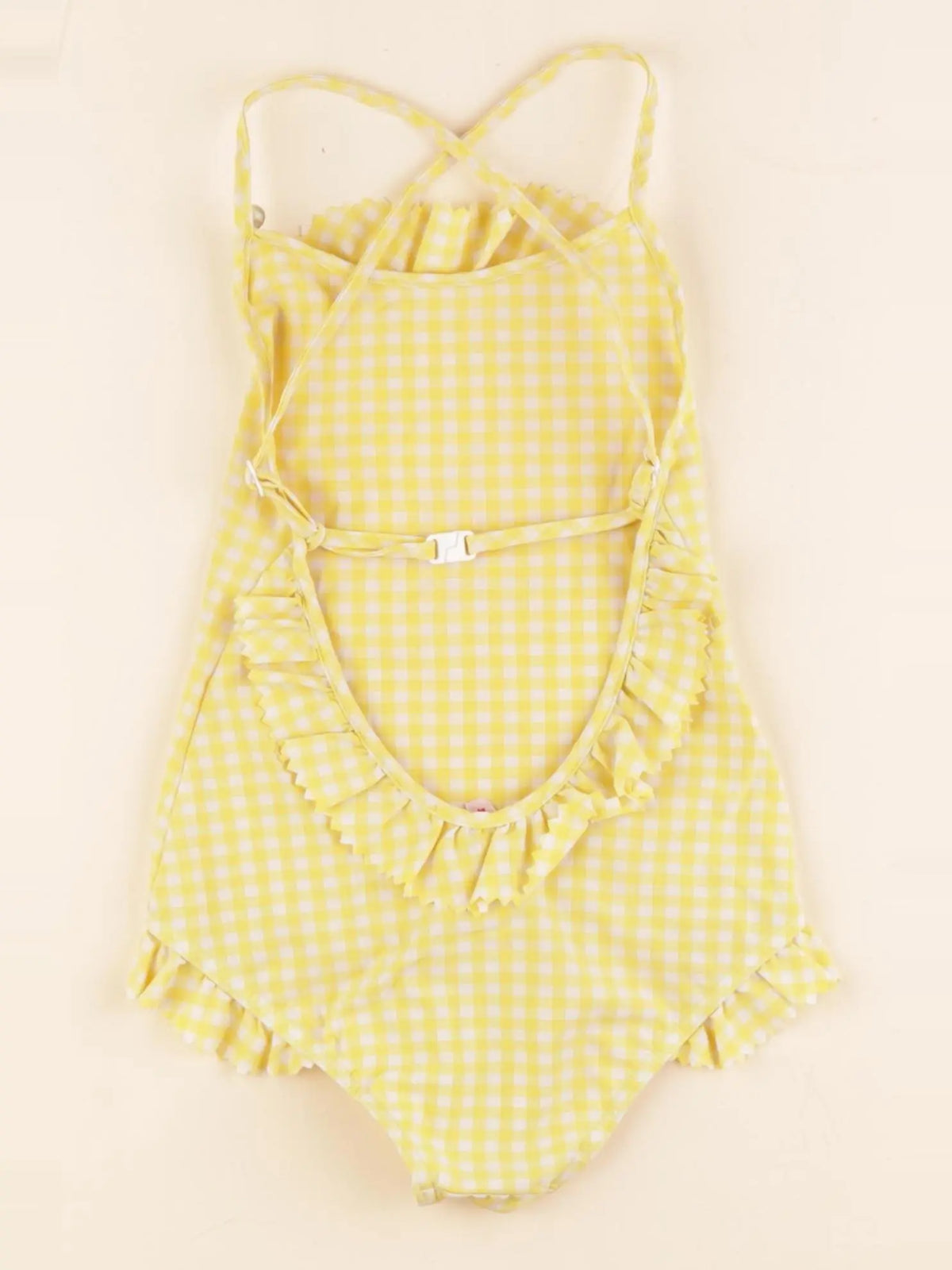 Bonpoint - maillot de bain jaune, blanc - 4 ans