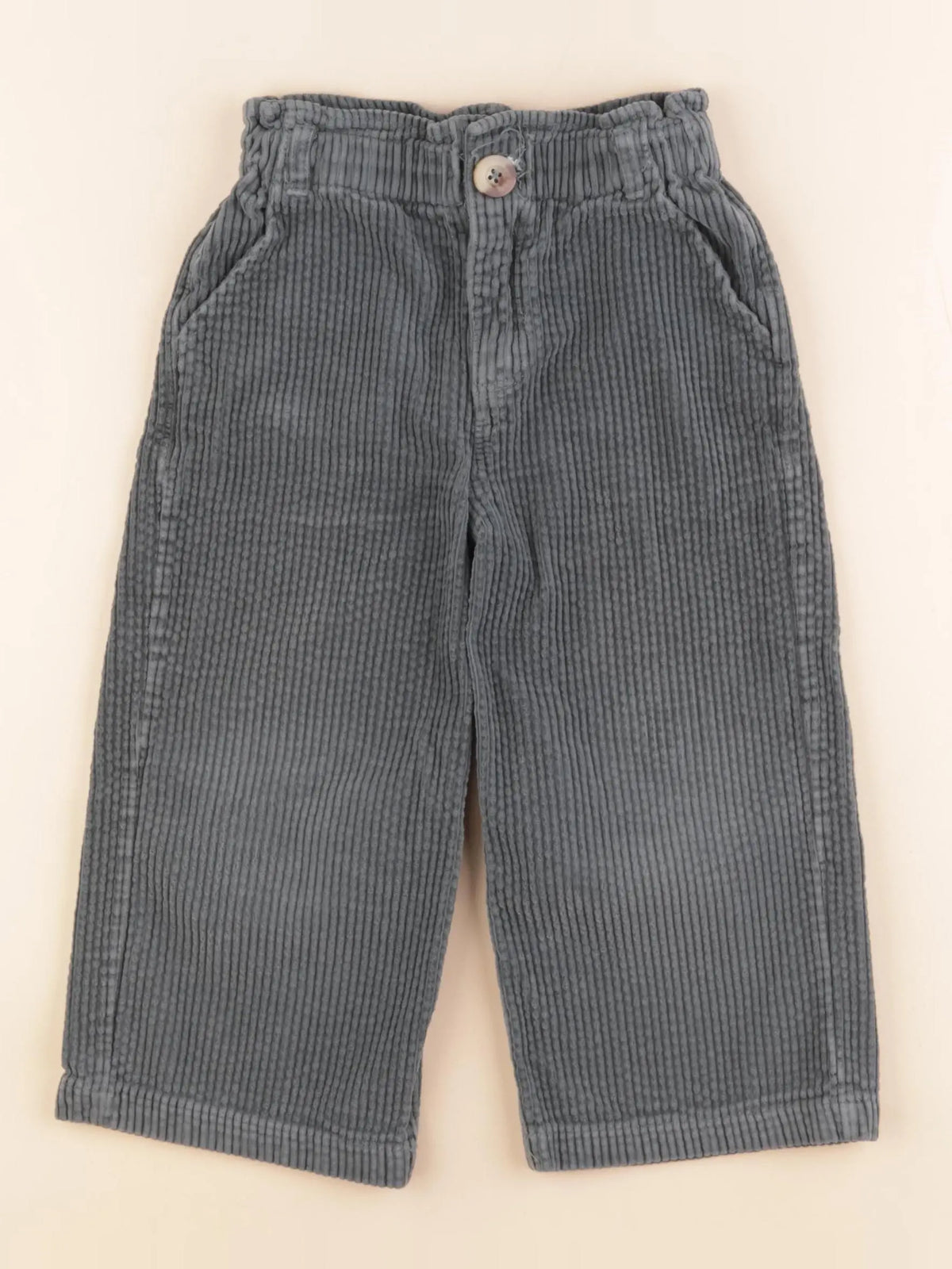 Vertbaudet - pantalon vert - 4 ans