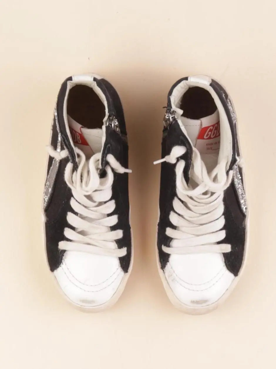 Golden Goose - baskets noir, blanc - pointure 30