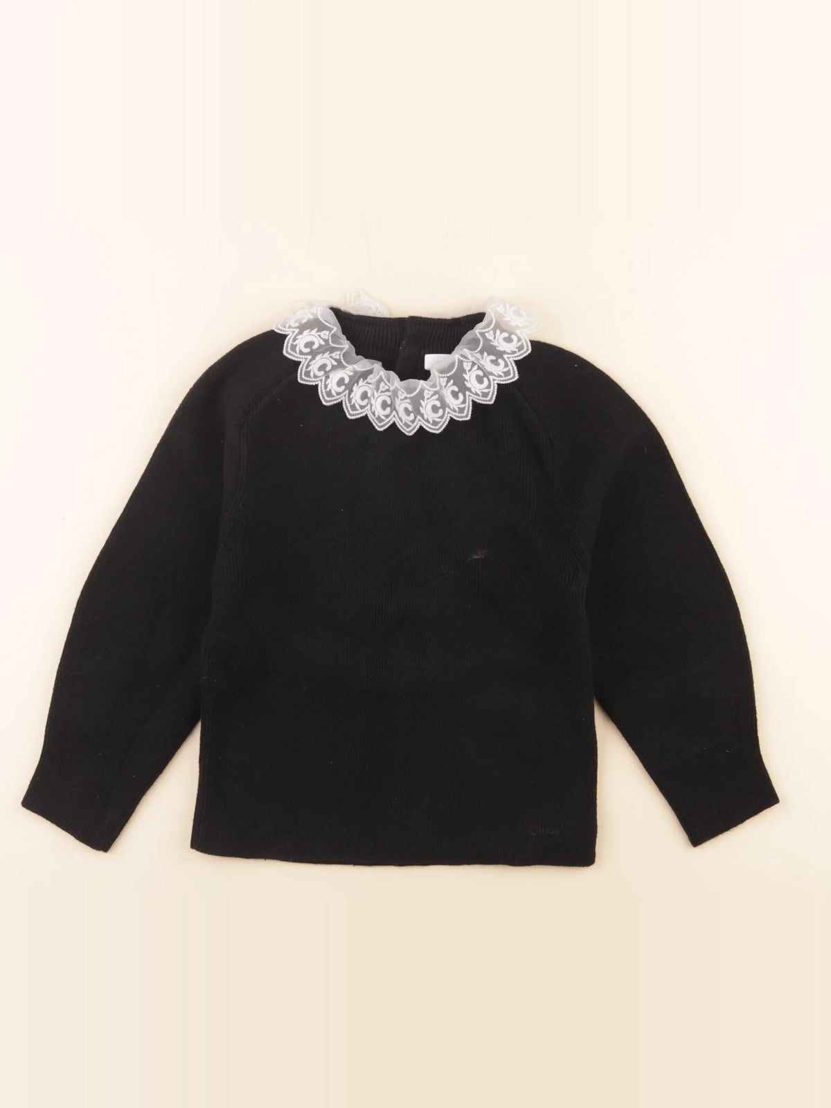 Chloé - pull noir - 6 ans