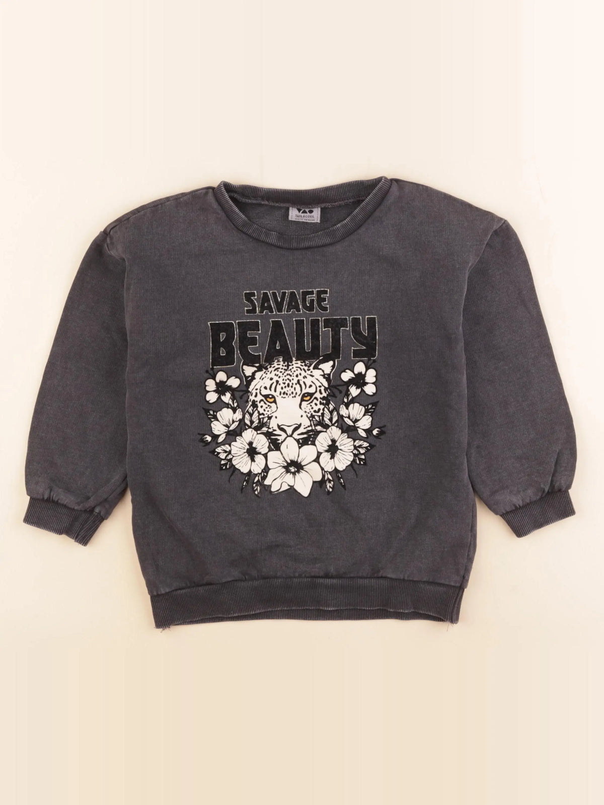 Tape à l'oeil - sweat gris - 4 ans