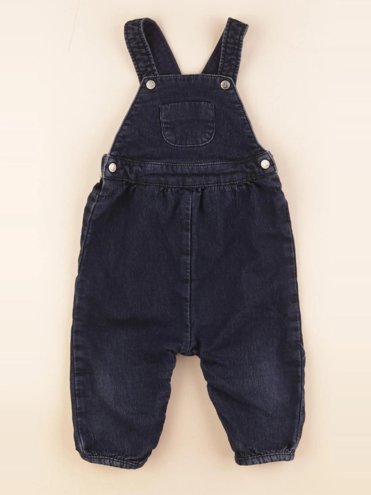 Petit Bateau - combinaison bleu - 12 mois