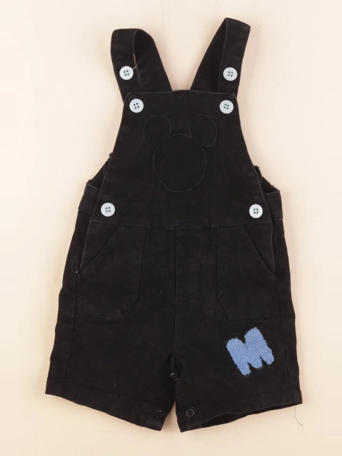 Disney - salopette noir - 9 mois