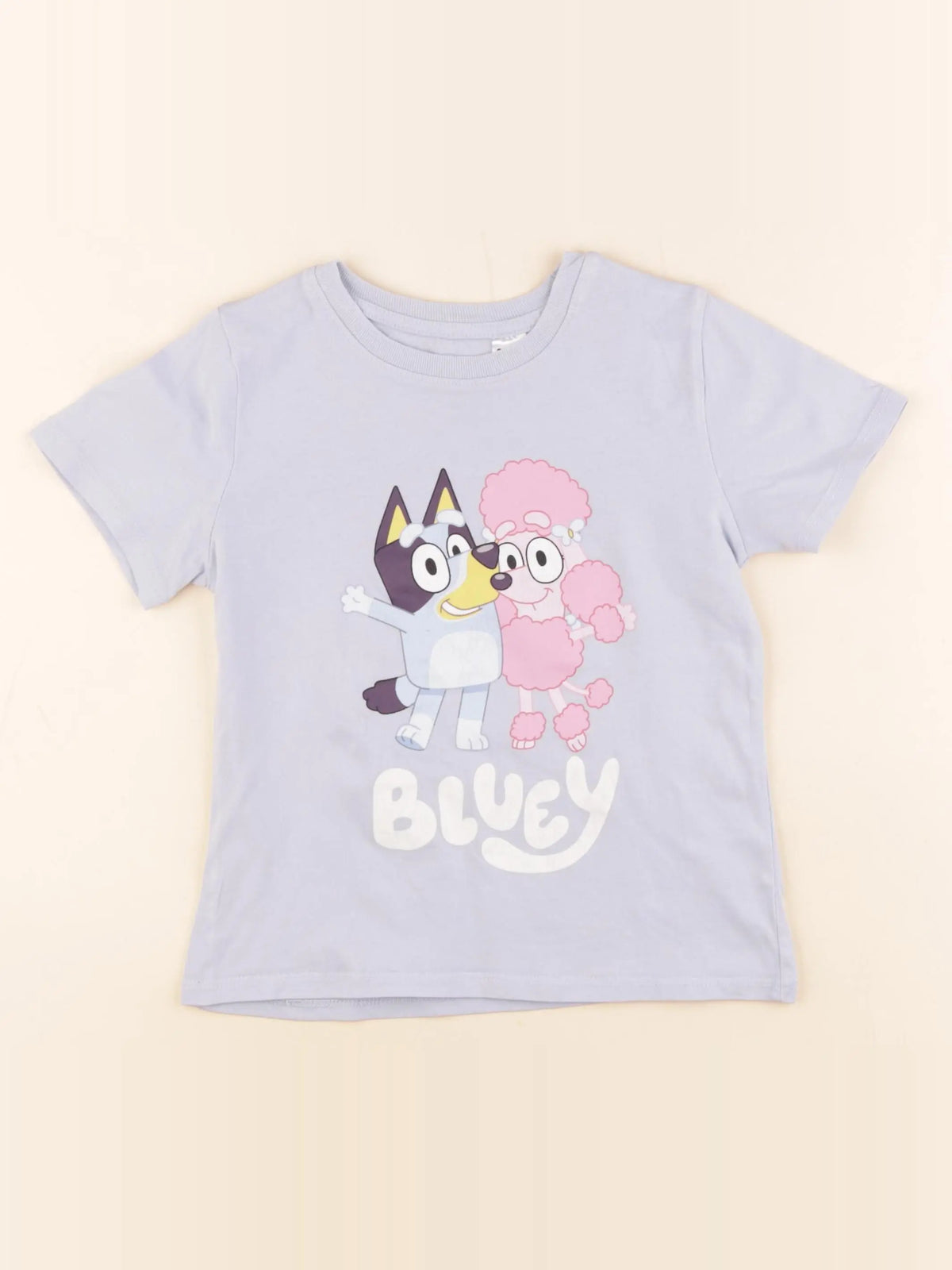 H&M - tee-shirt bleu - 4/6 ans
