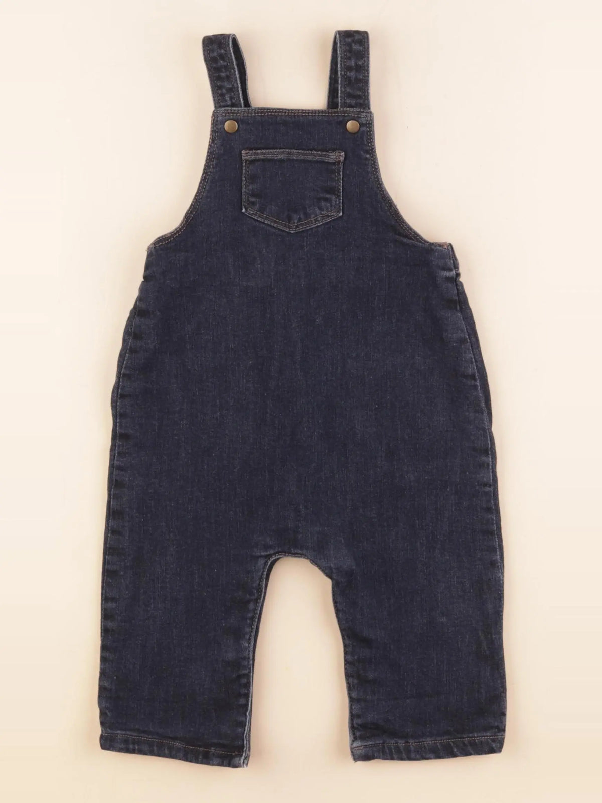 Boutchou - salopette doublé bleu - 6 mois