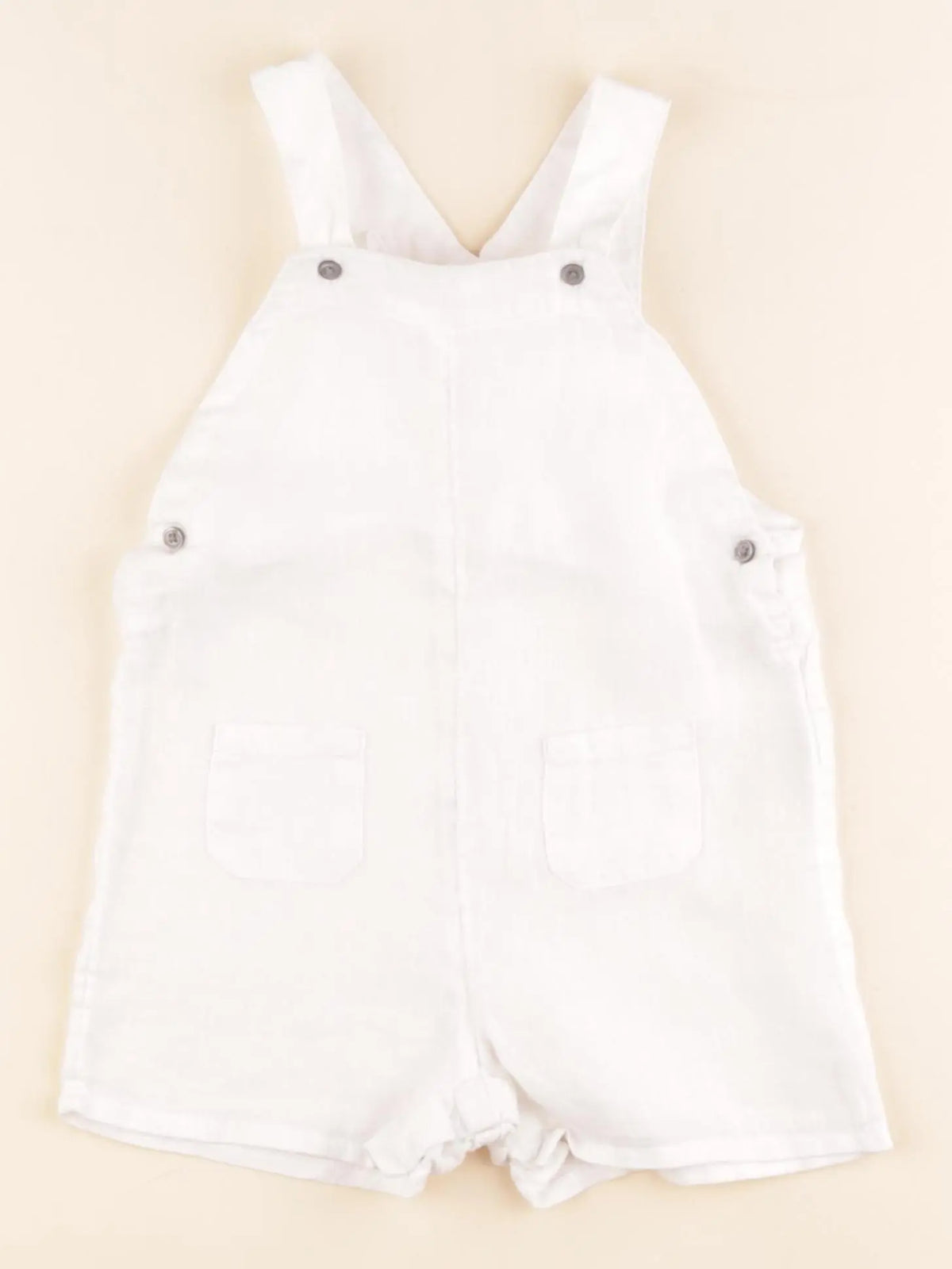 Boutchou - salopette blanc - 12 mois