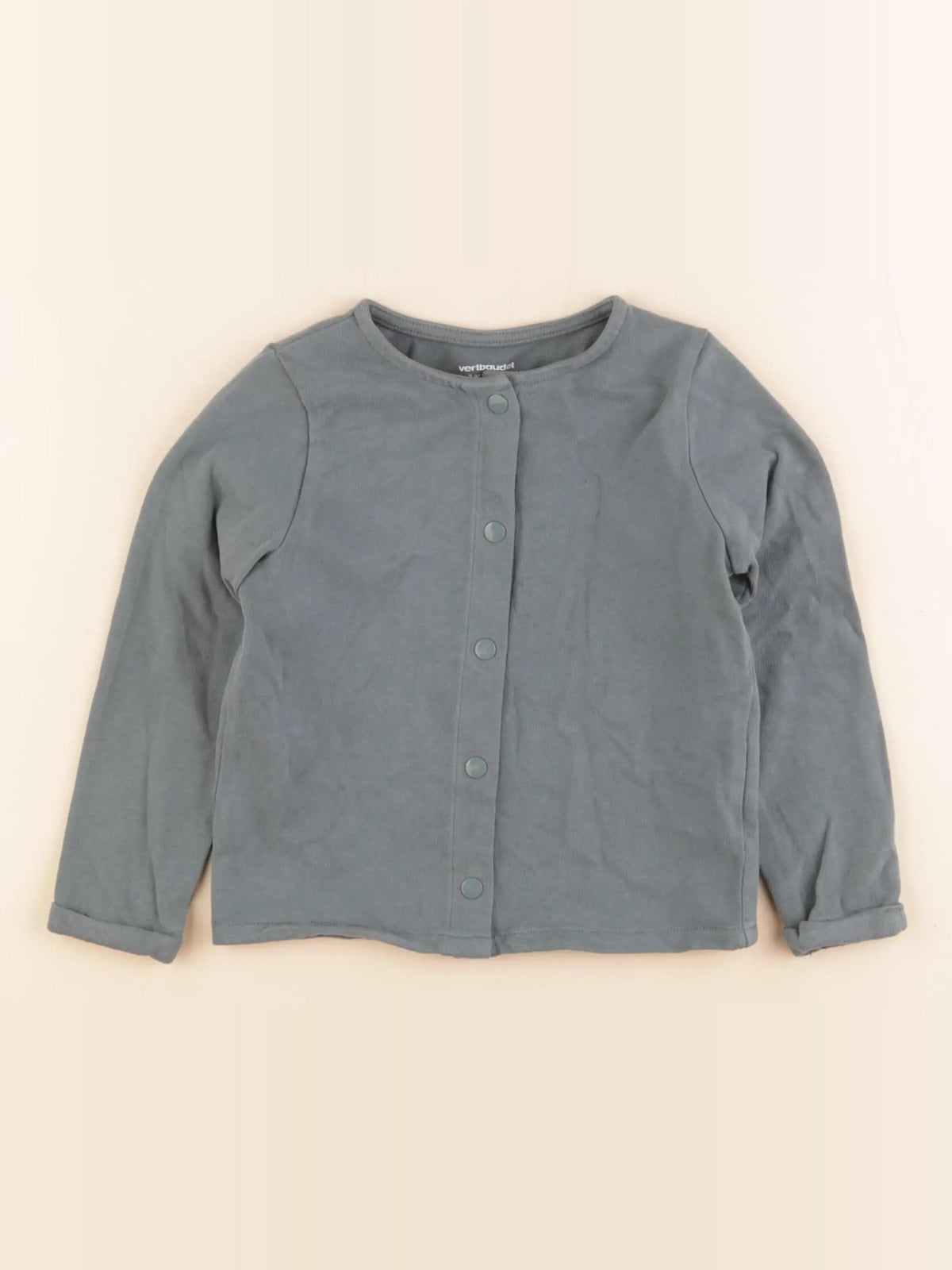 Vertbaudet - gilet vert - 3 ans