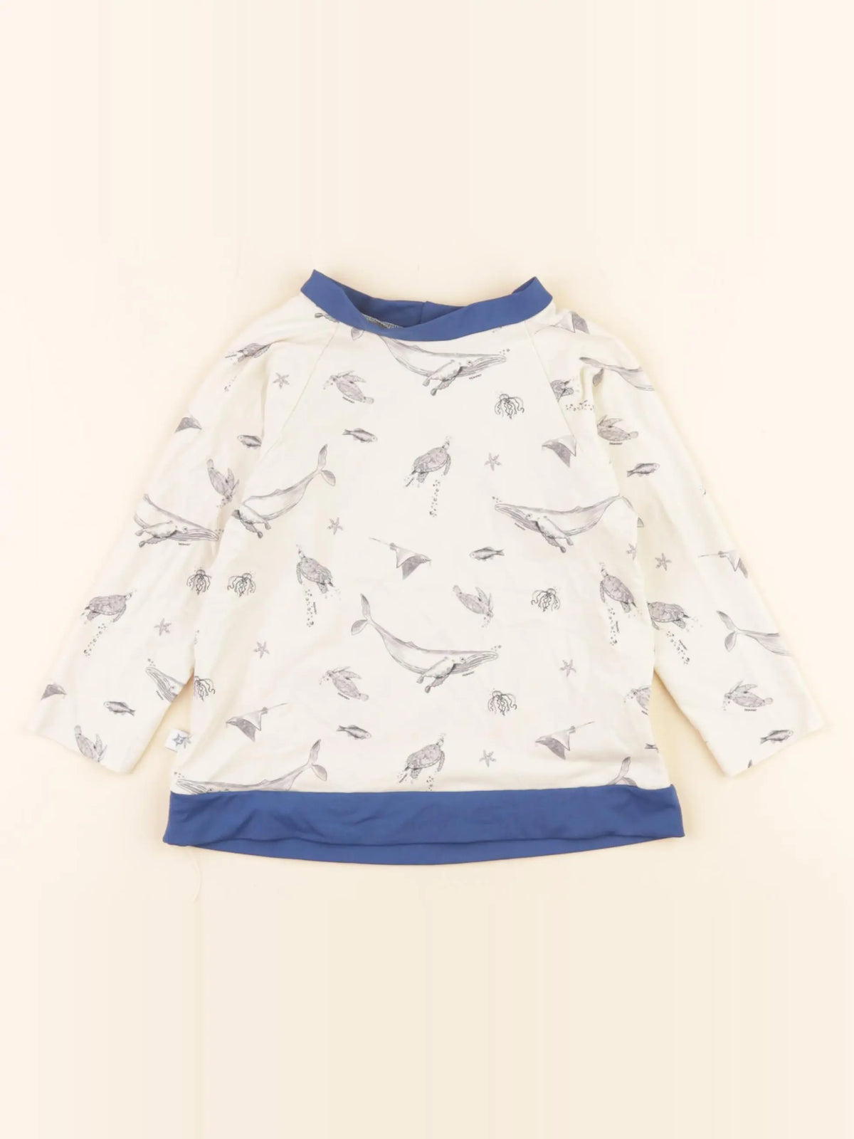 Hamac - tee-shirt de bain bleu, beige - 36 mois