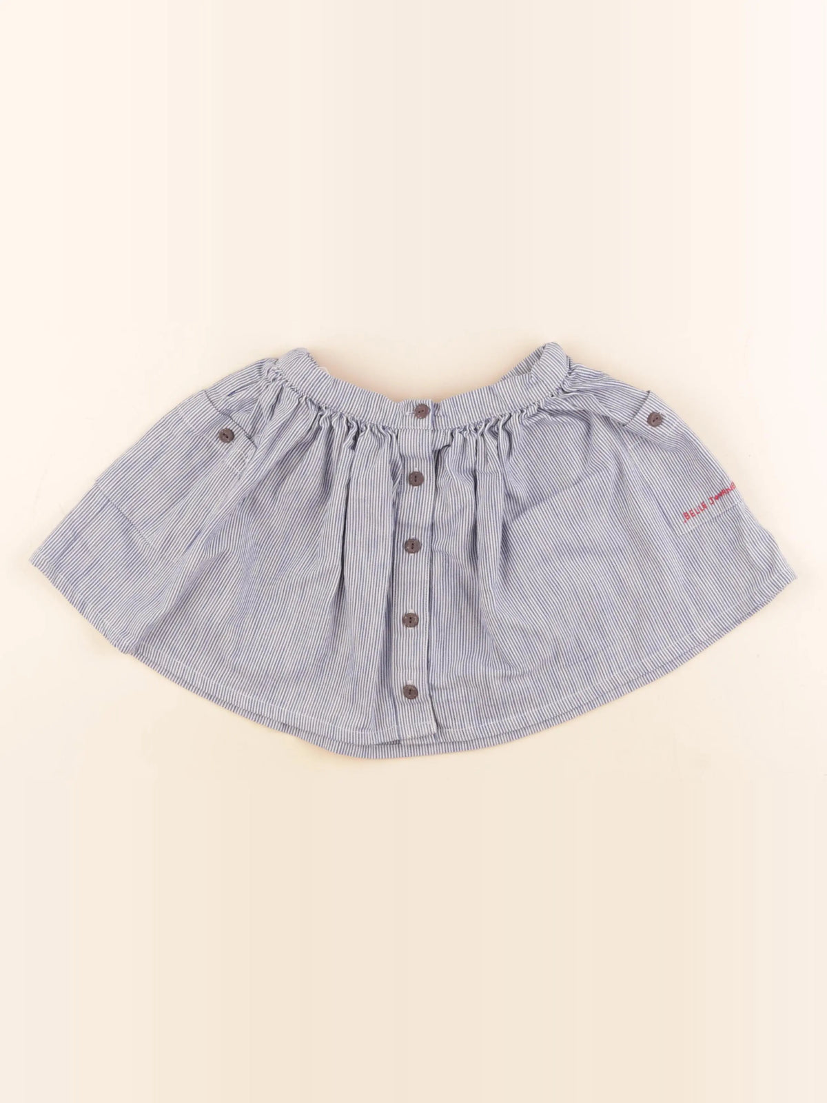 Cyrillus - jupe bleu, blanc - 4 ans