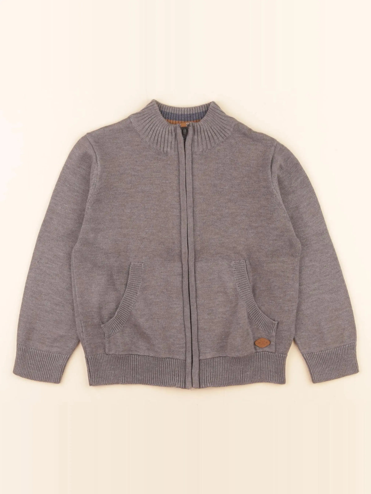 Vertbaudet - gilet gris - 4 ans