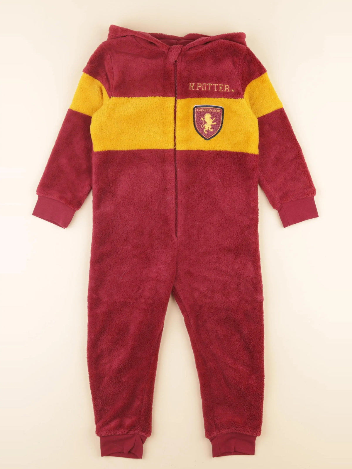 Vertbaudet - sur-pyjama rouge, jaune - 4 ans
