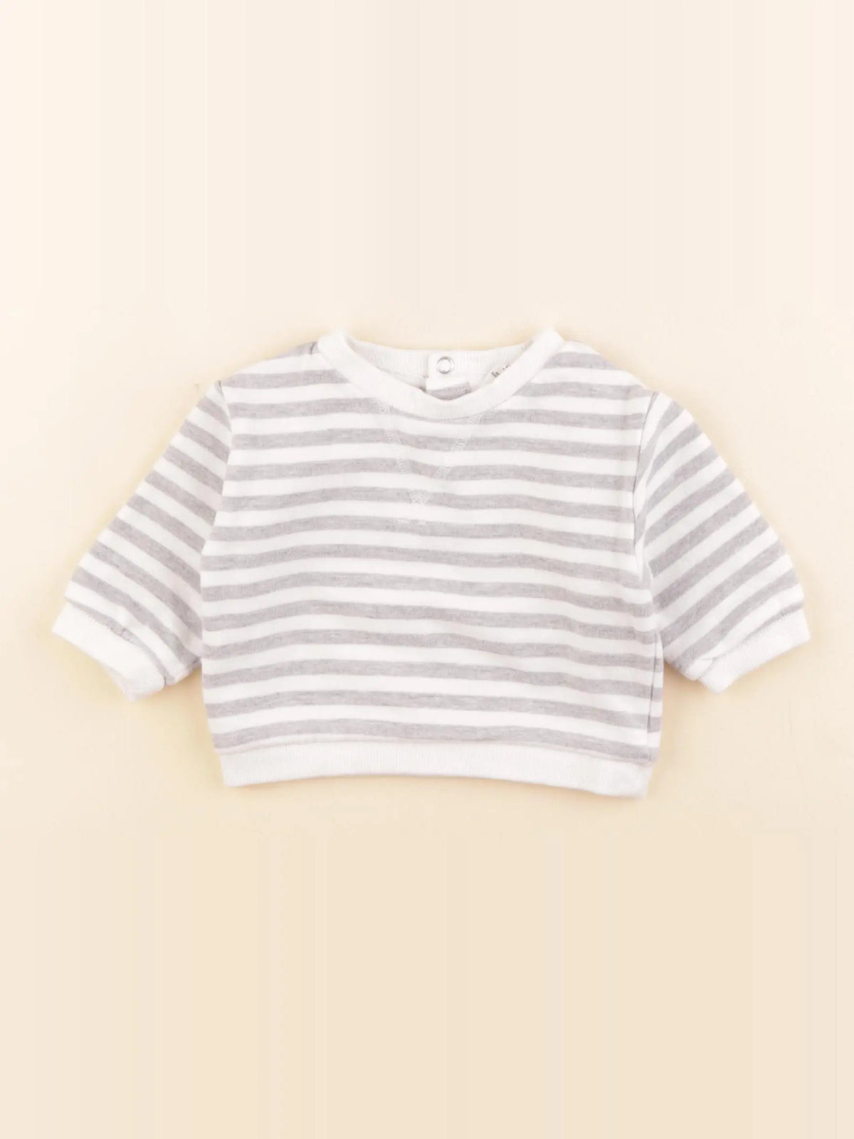 Mango - sweat gris - 1/3 mois