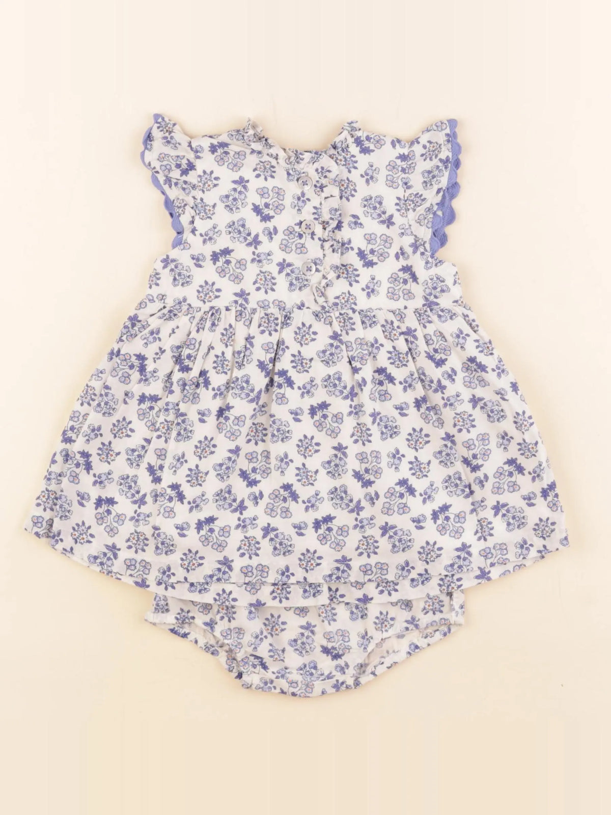 Boutchou - robe bleu - 3 mois