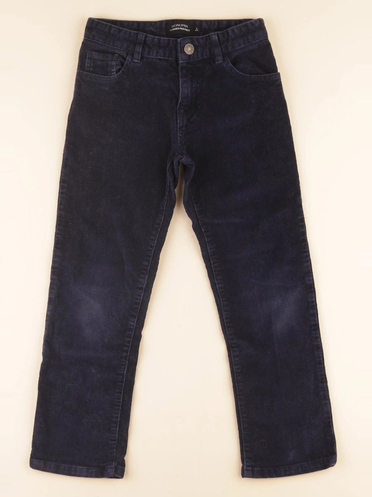 Monoprix - pantalon bleu - 8 ans