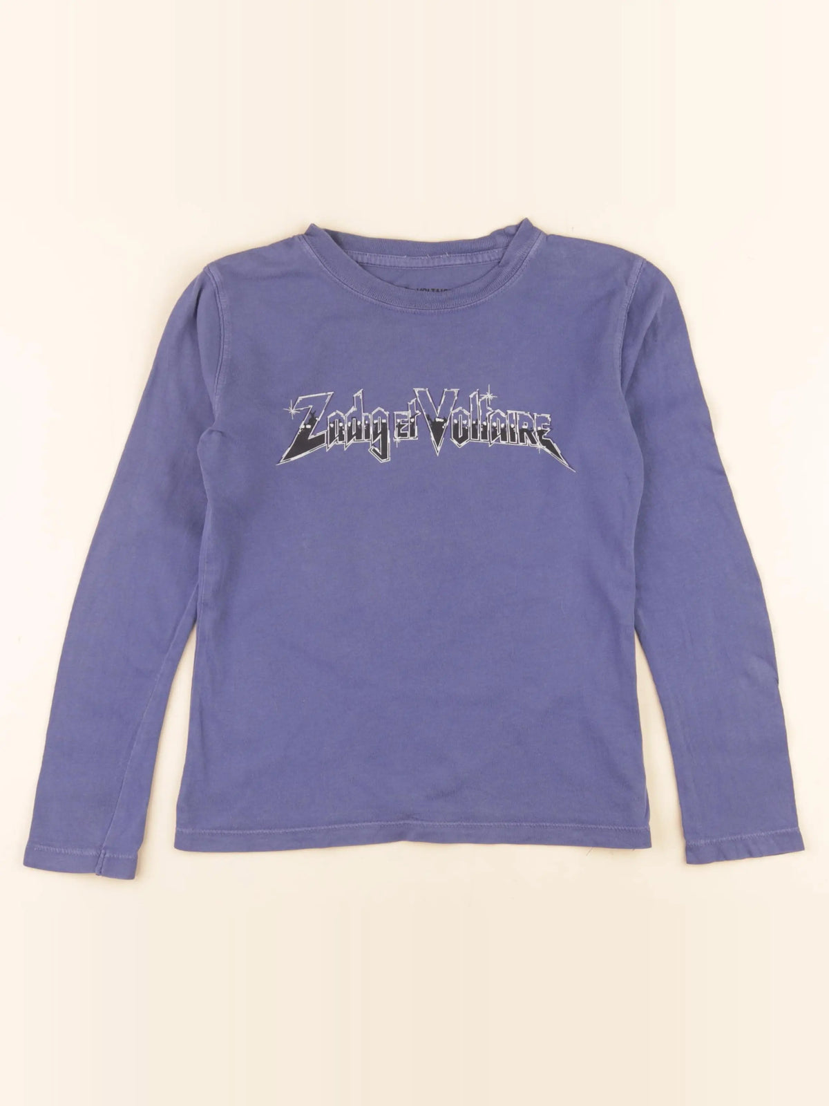 Zadig & Voltaire - tee-shirt bleu - 8 ans