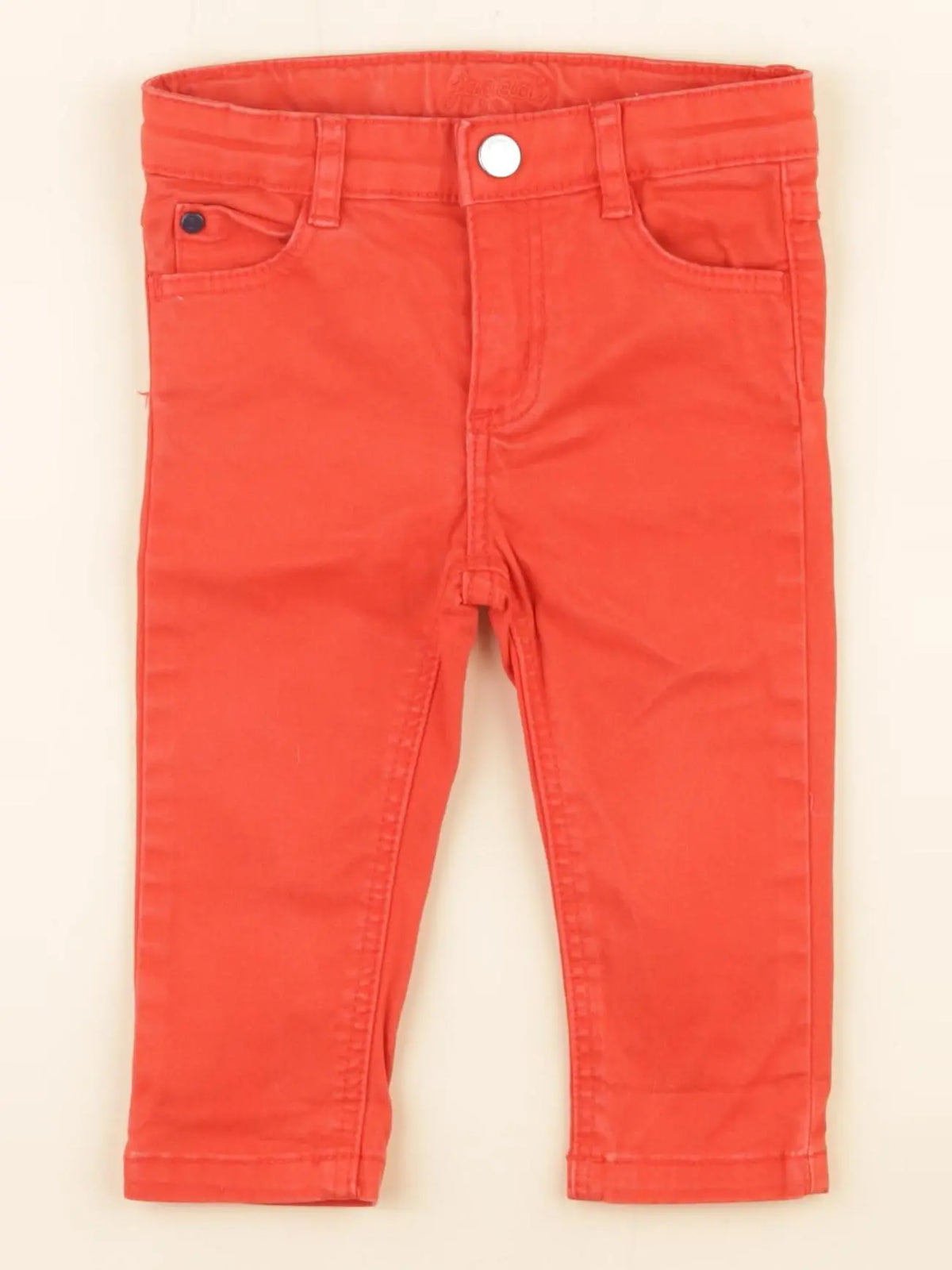 Jacadi - pantalon rouge - 12 mois