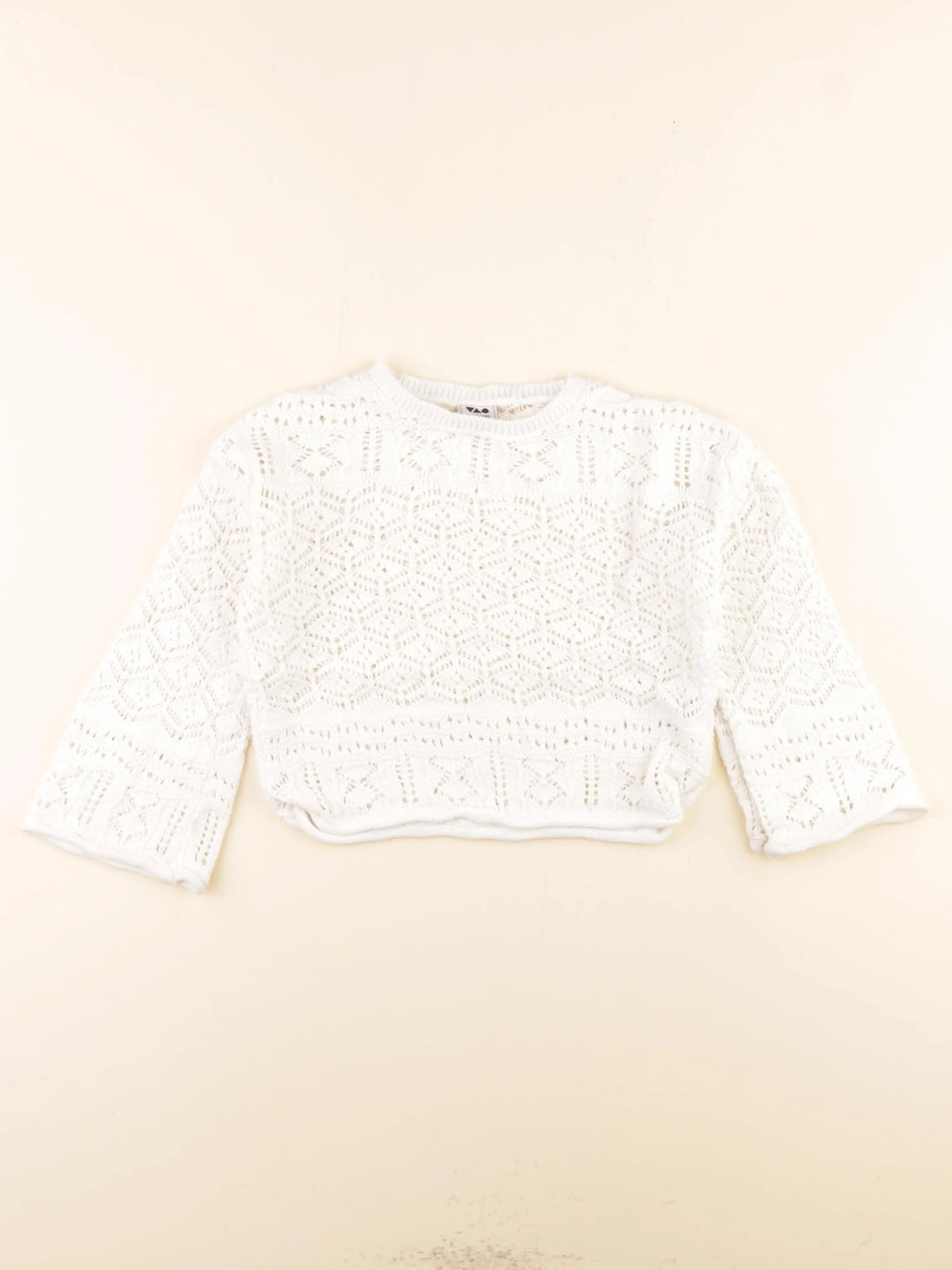 Tape à l'oeil - pull blanc - 6 ans