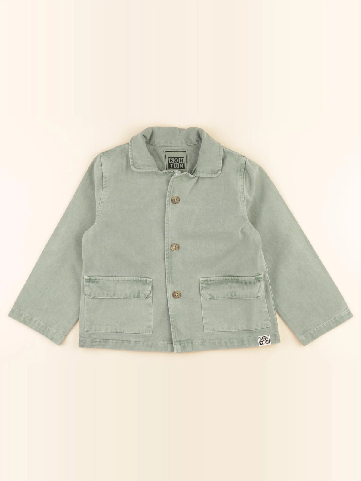 Bonton - veste imprimé au dos vert - 6 ans