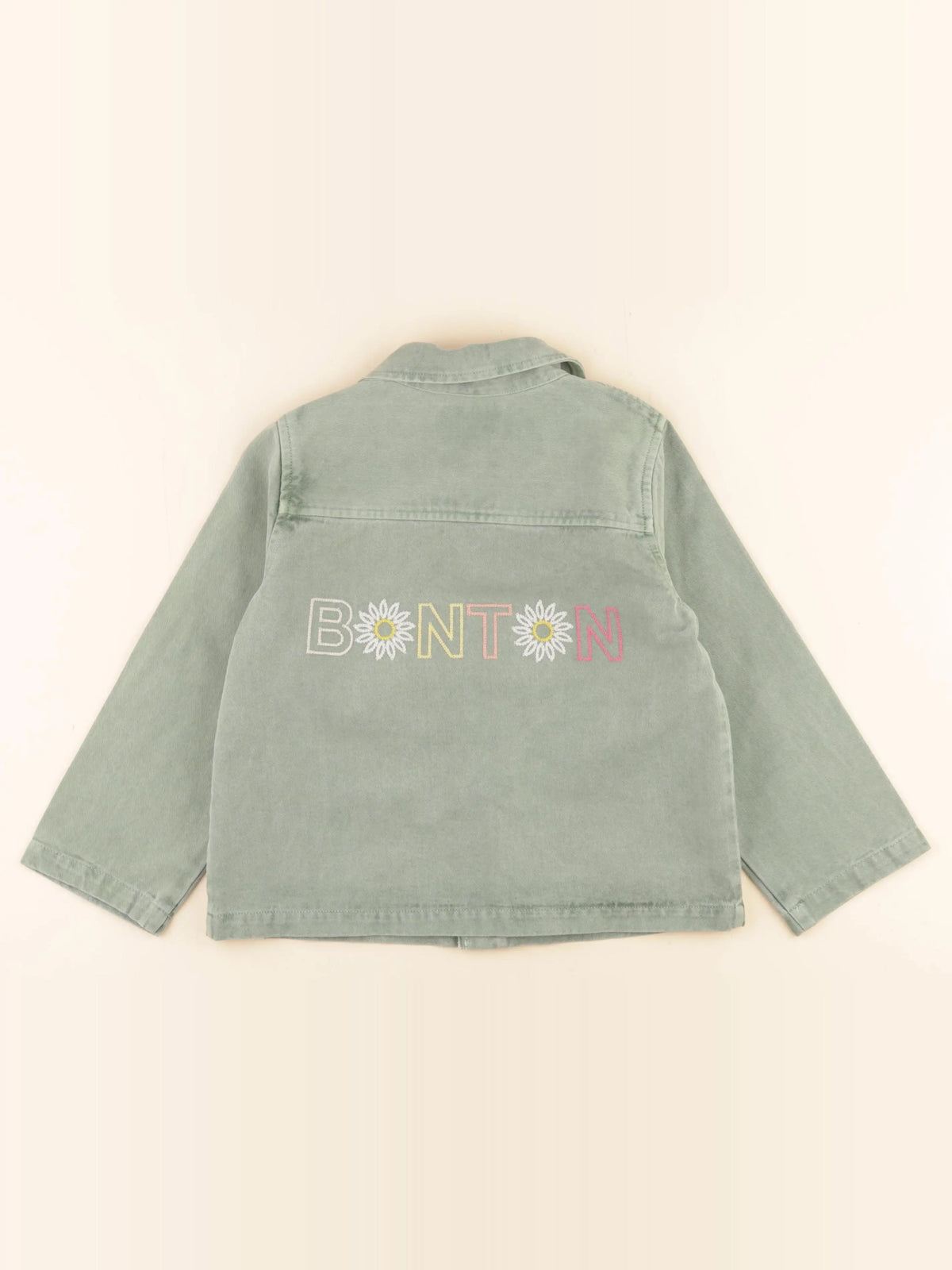 Bonton - veste imprimé au dos vert - 6 ans