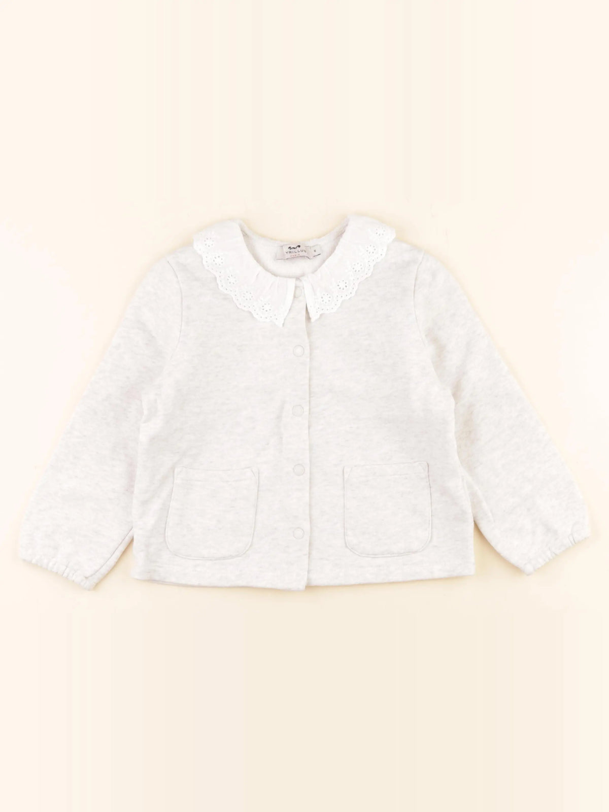 Cyrillus - sweat gris - 6 ans