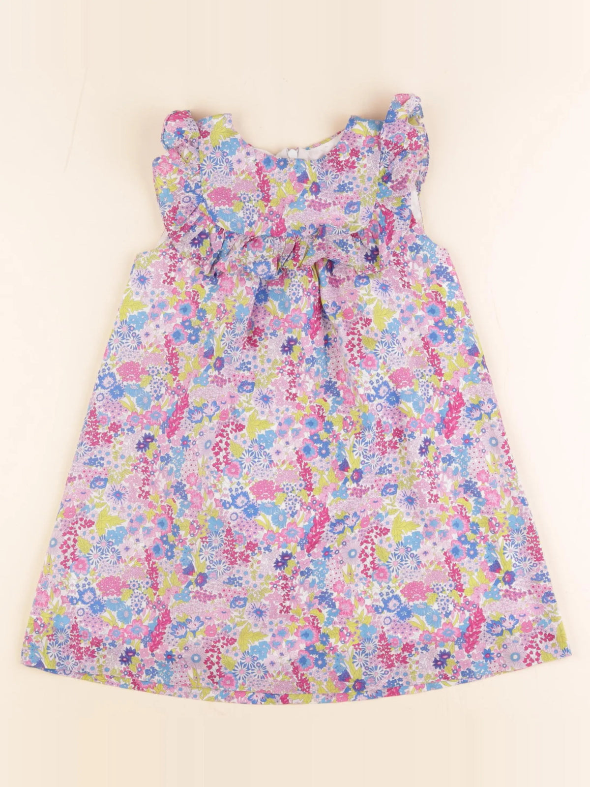 Jacadi - robe liberty multicolore - 5 ans