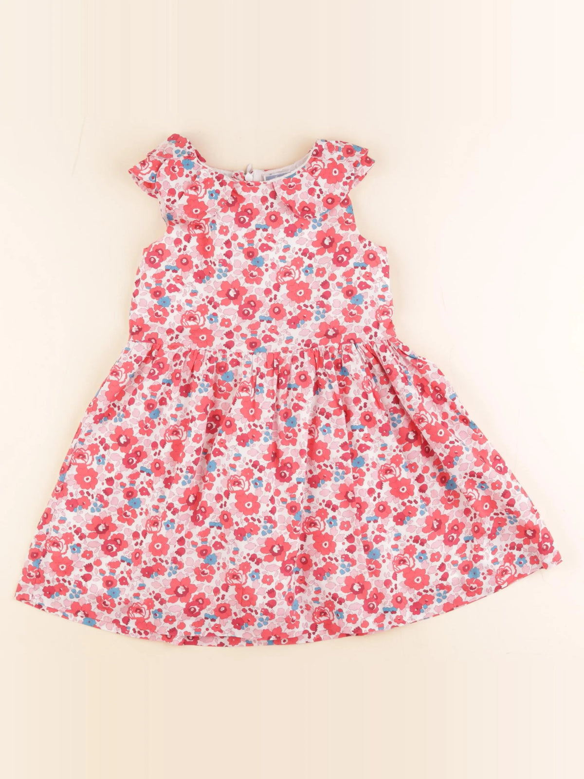 Jacadi - robe liberty rouge - 5 ans