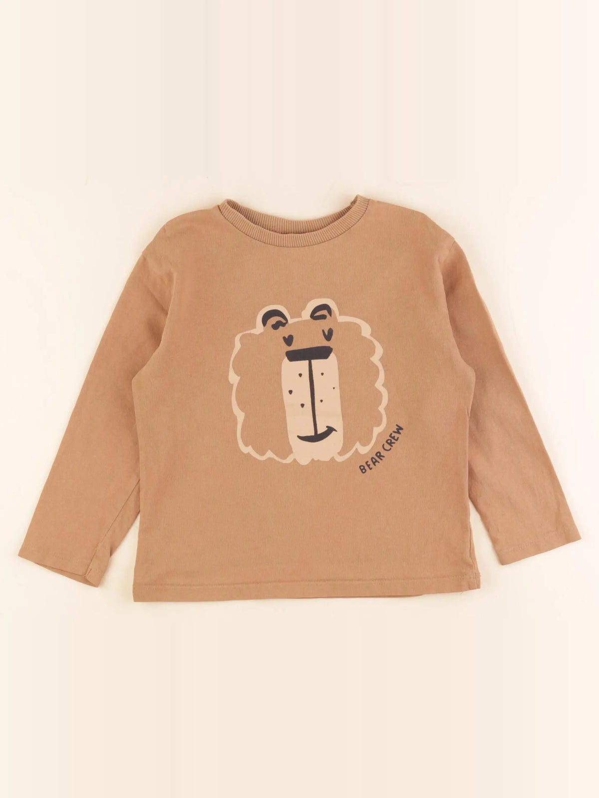 Zara - tee-shirt marron - 3/4 ans