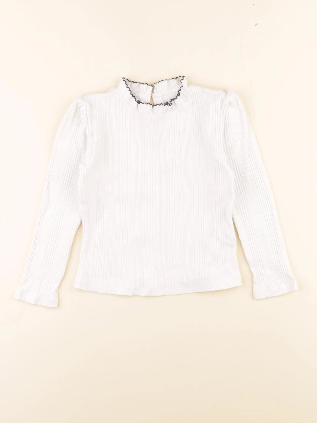 Cyrillus - tee-shirt blanc - 4/6 ans