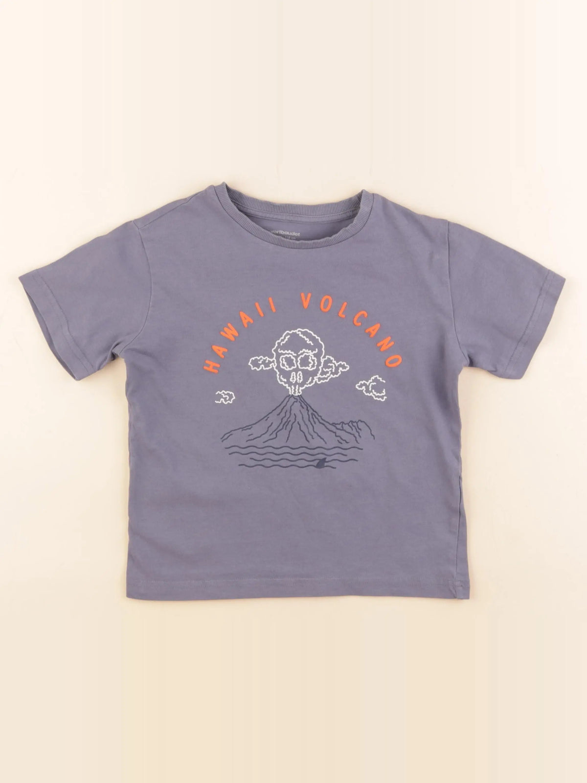 Vertbaudet - tee-shirt bleu - 6 ans