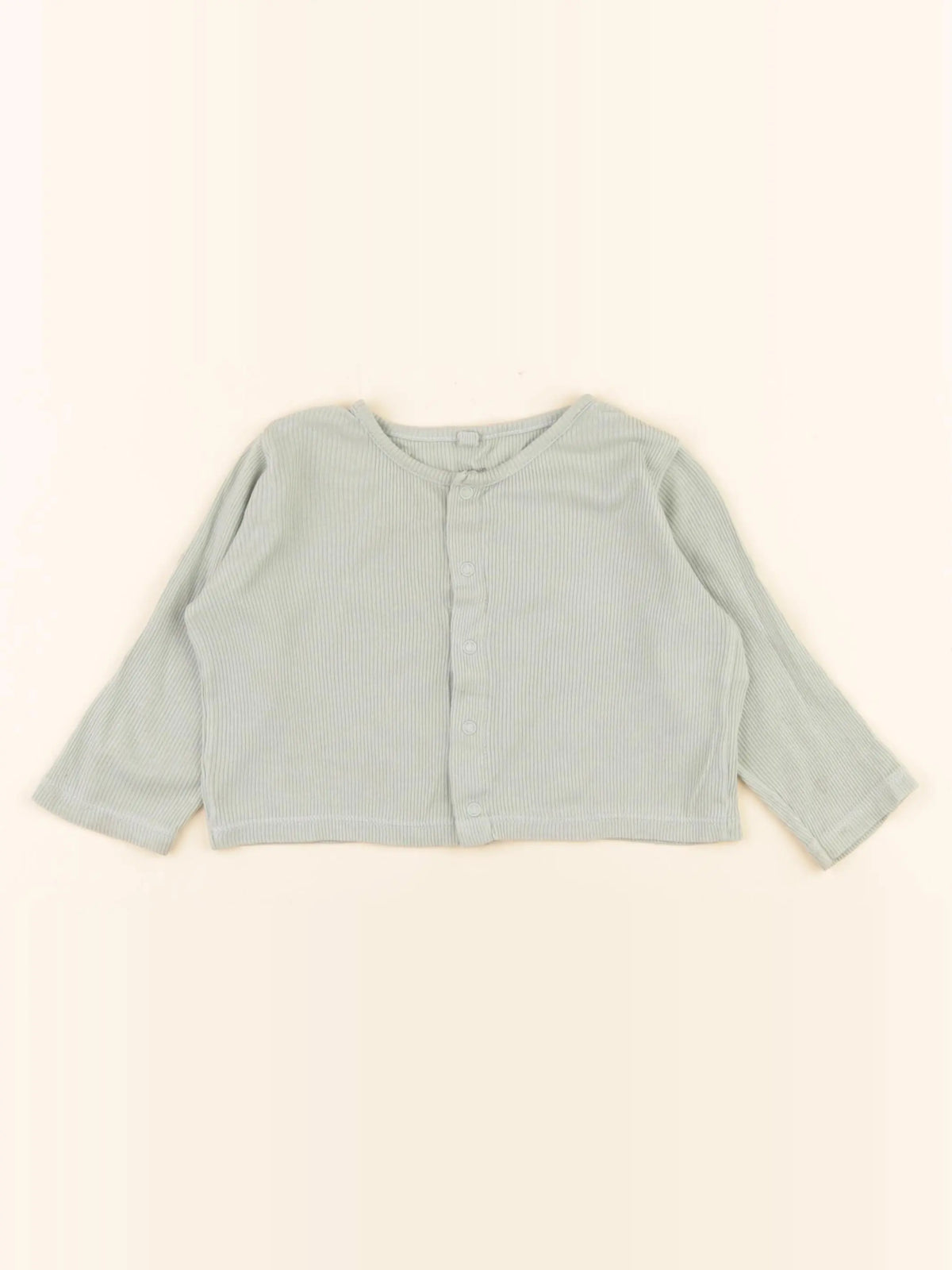Petit Bateau - tee-shirt vert - 12 mois
