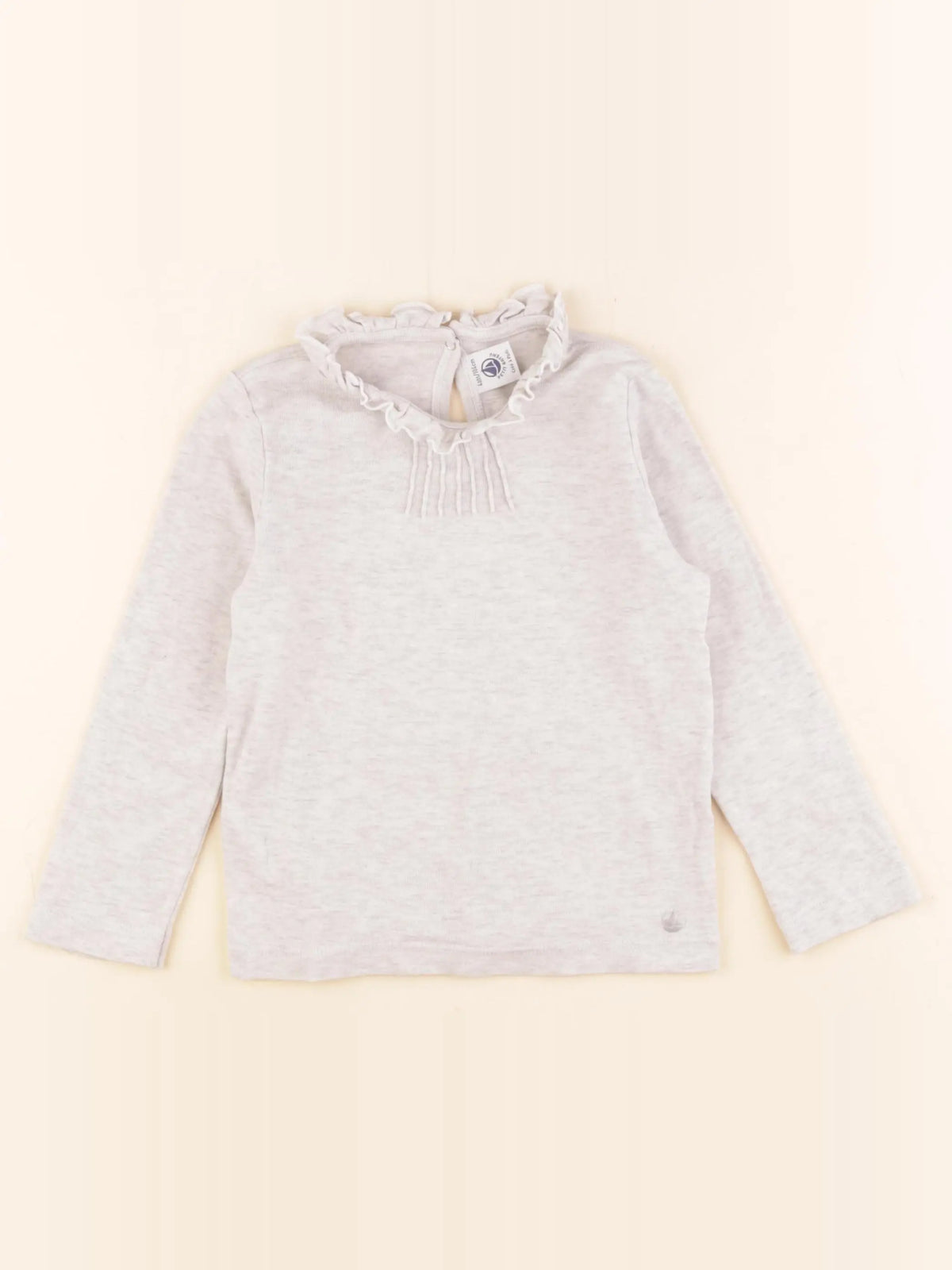 Petit Bateau - tee-shirt beige - 4 ans