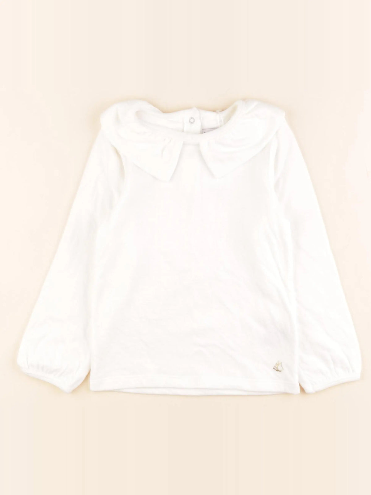 Petit Bateau - tee-shirt blanc - 4 ans