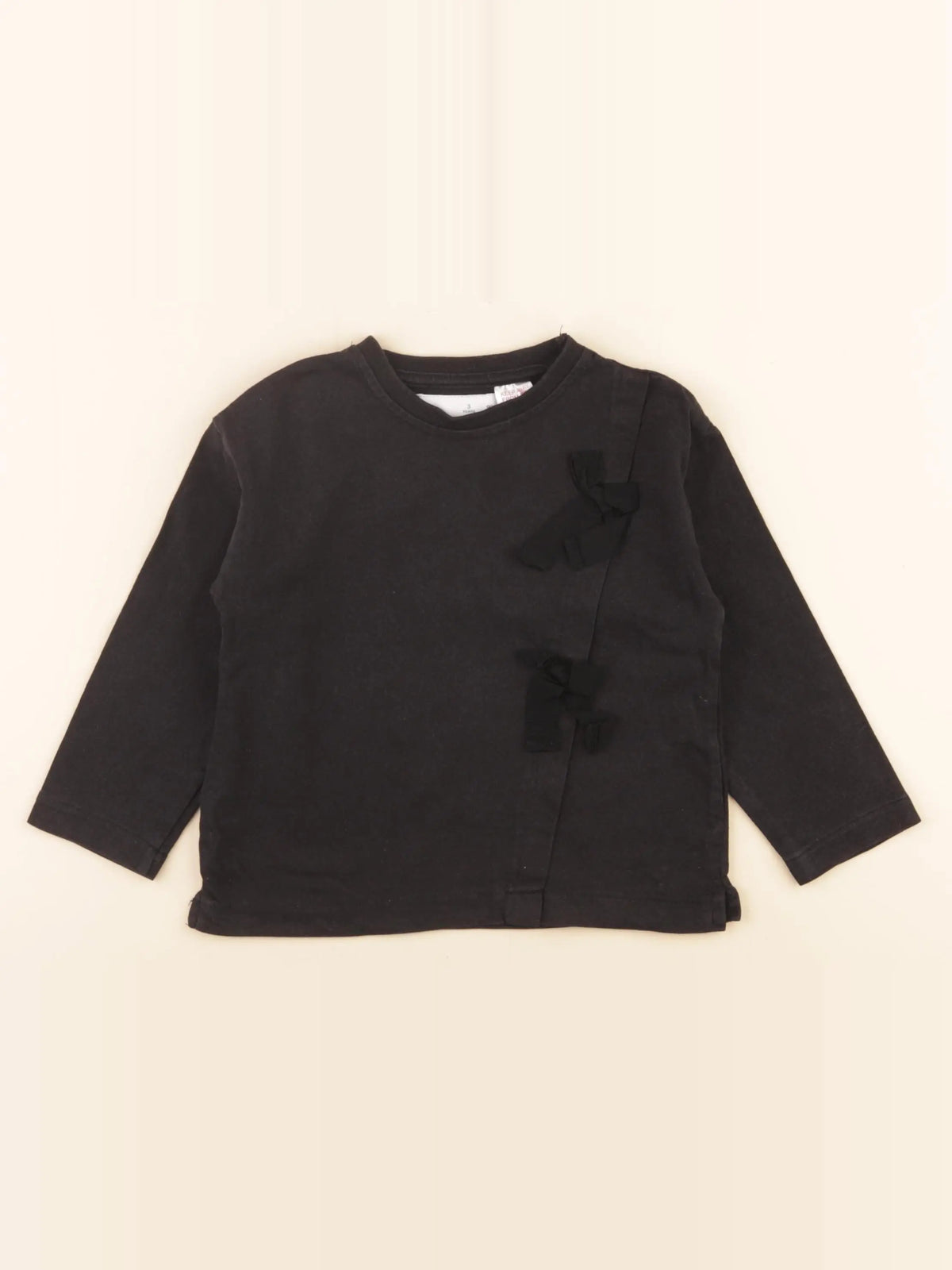 Zara - tee-shirt noir - 3 ans
