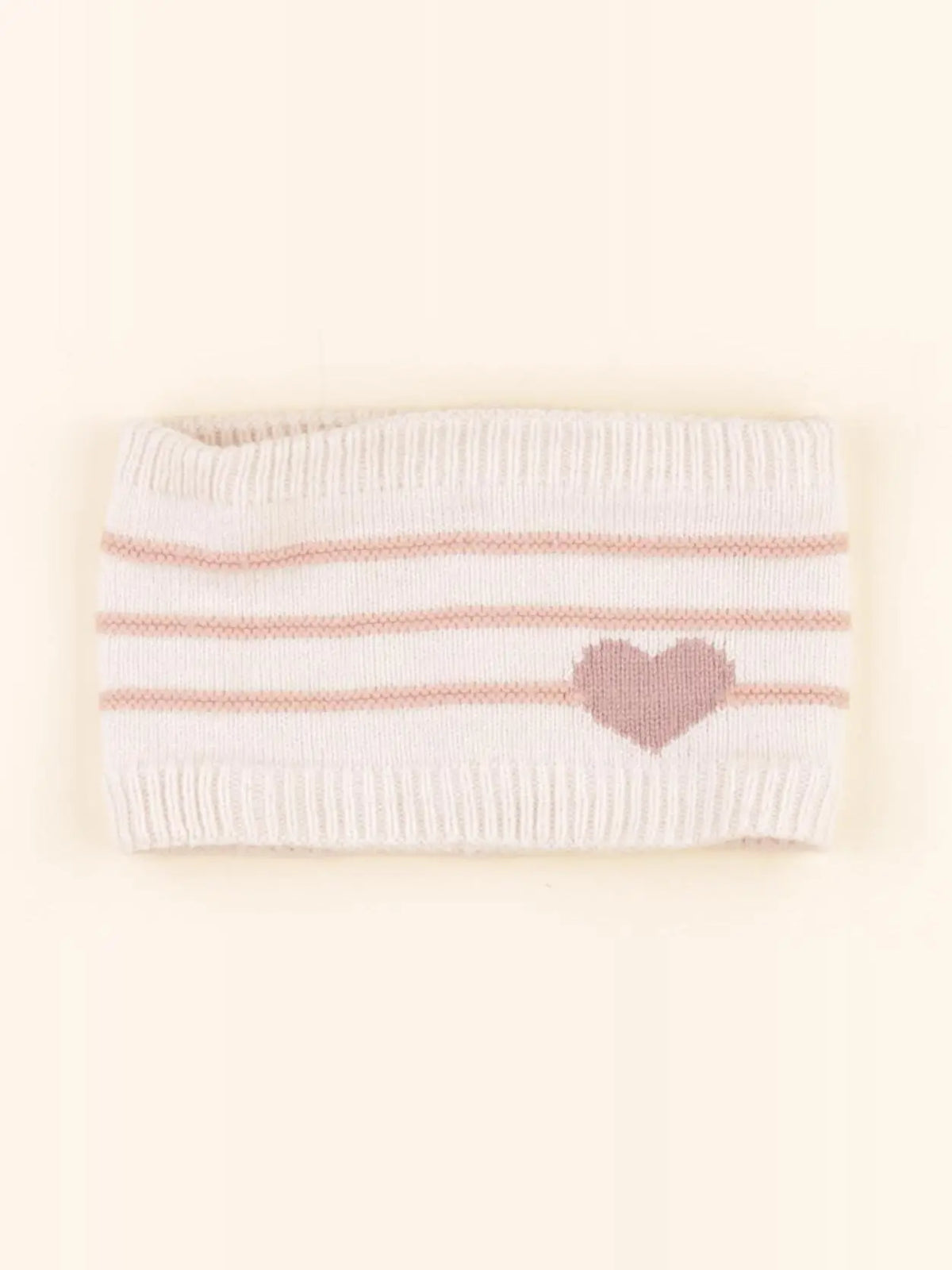 Vertbaudet - tour de cou beige, rose - 2/3 ans