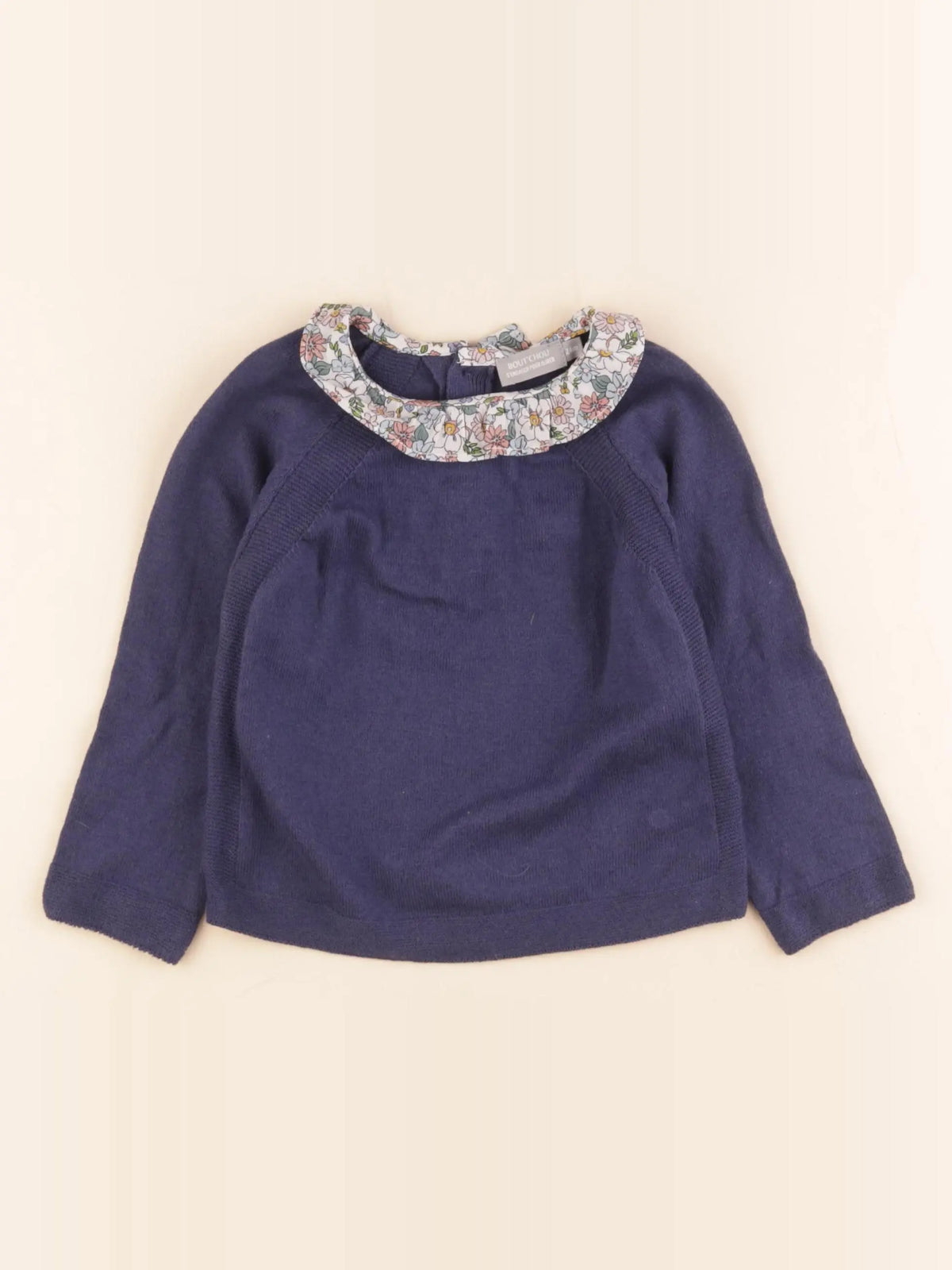 Boutchou - pull bleu - 24 mois