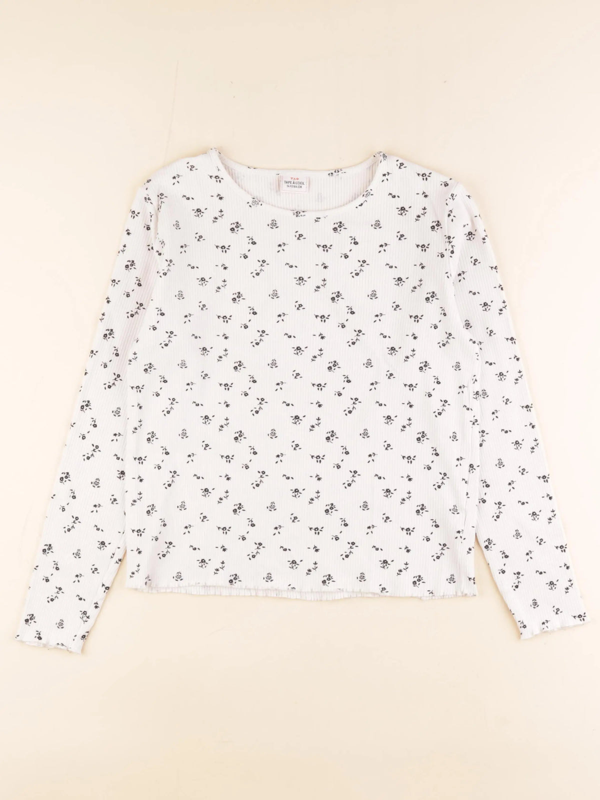 Tape à l'oeil - tee-shirt blanc, noir - 14 ans