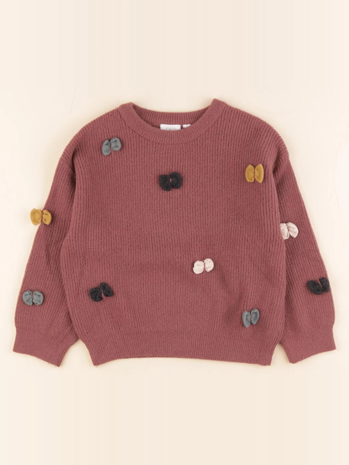 Zara - pull rose - 4/5 ans