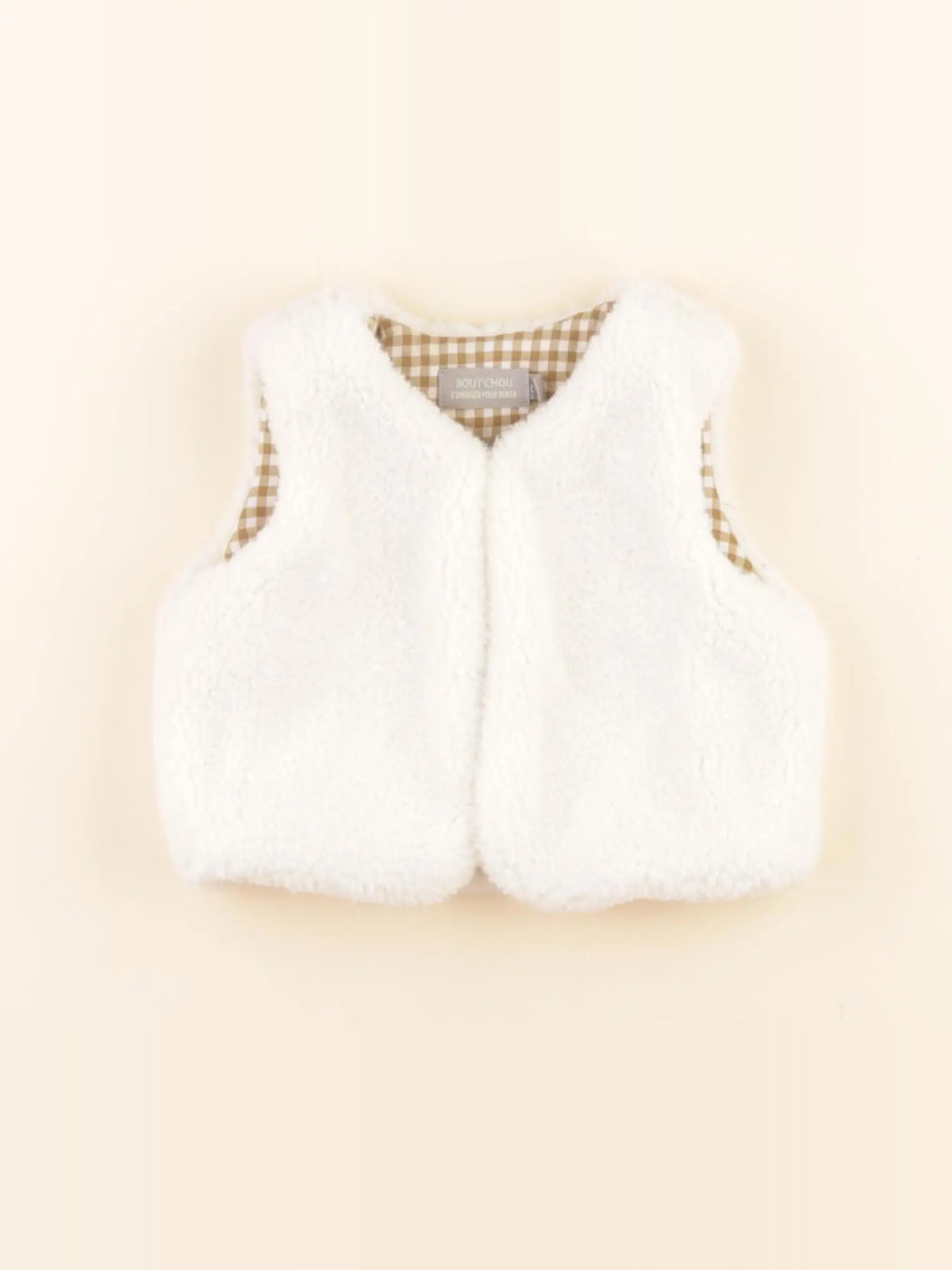 Boutchou - gilet beige - 6 mois