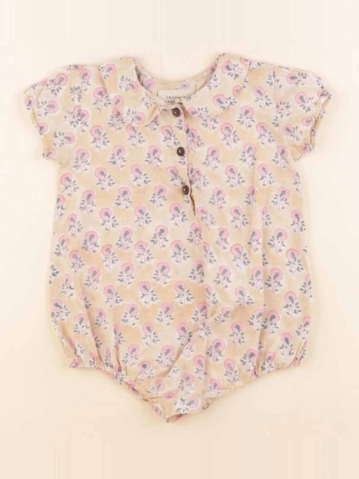 Frangin Frangine - combinaison beige - 2 ans