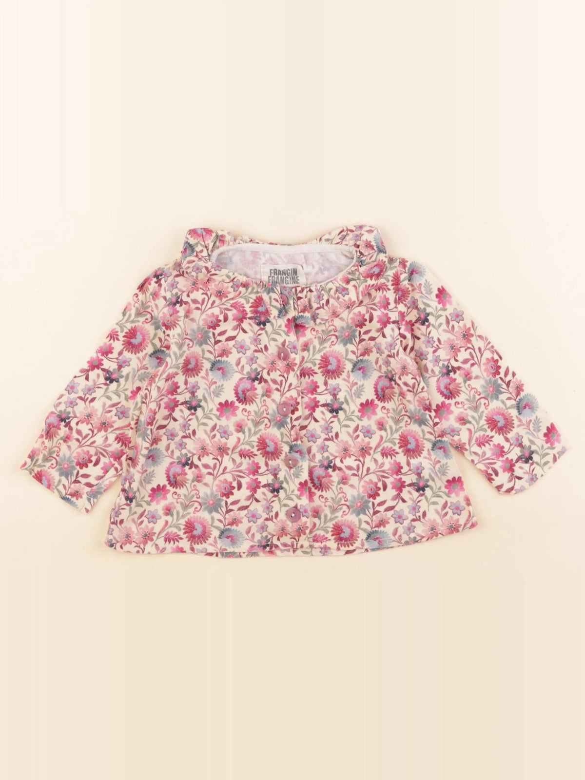 Frangin Frangine - blouse beige - 18 mois