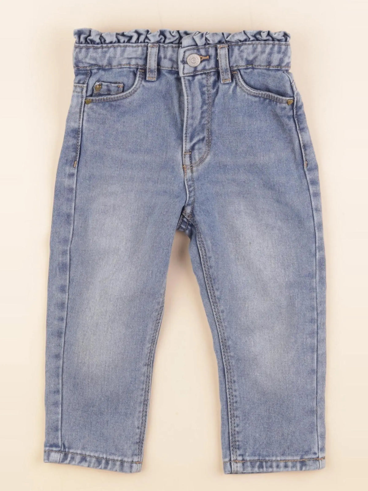 Vertbaudet - pantalon bleu - 3 ans