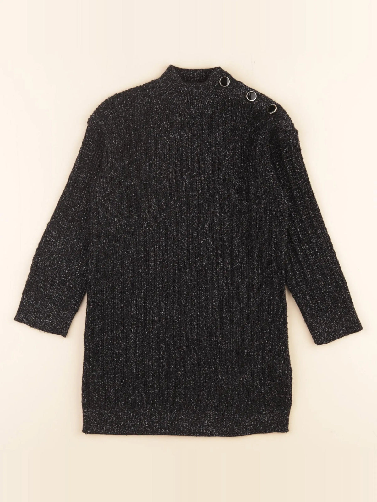 Tape à l'oeil - robe noir, argent - 4 ans
