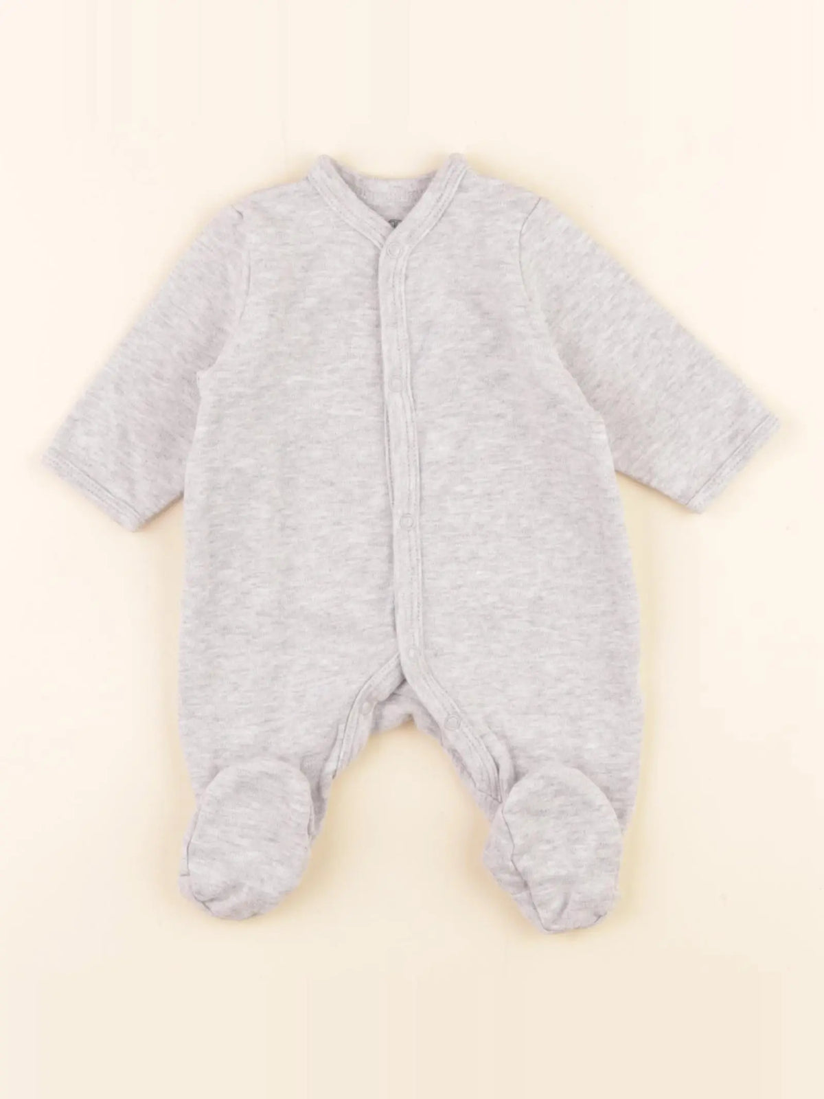 La Redoute - pyjama coton gris - 1 mois