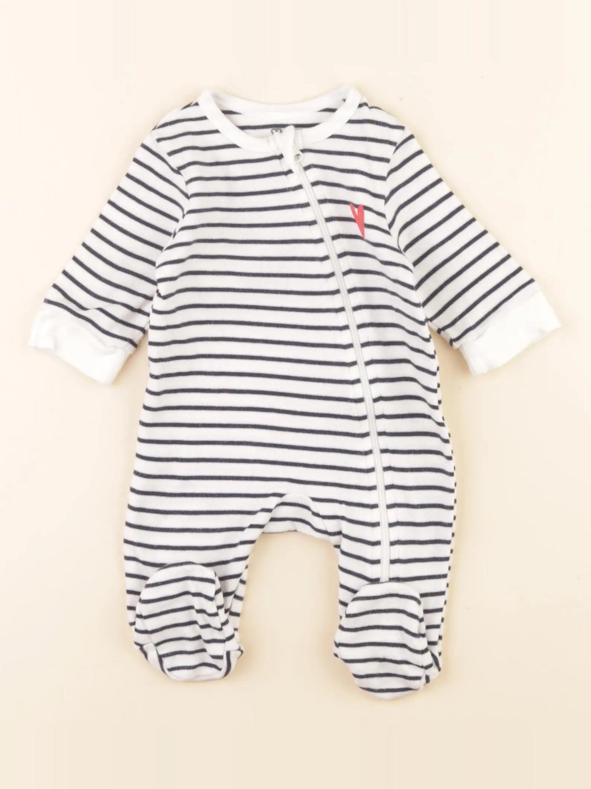 La Redoute - pyjama coton blanc - 1 mois