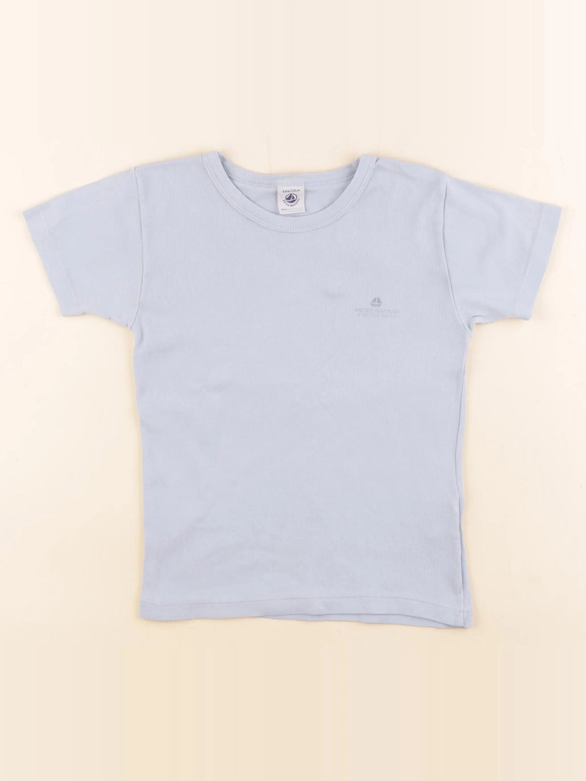Petit Bateau - maillot de corps bleu - 6 ans