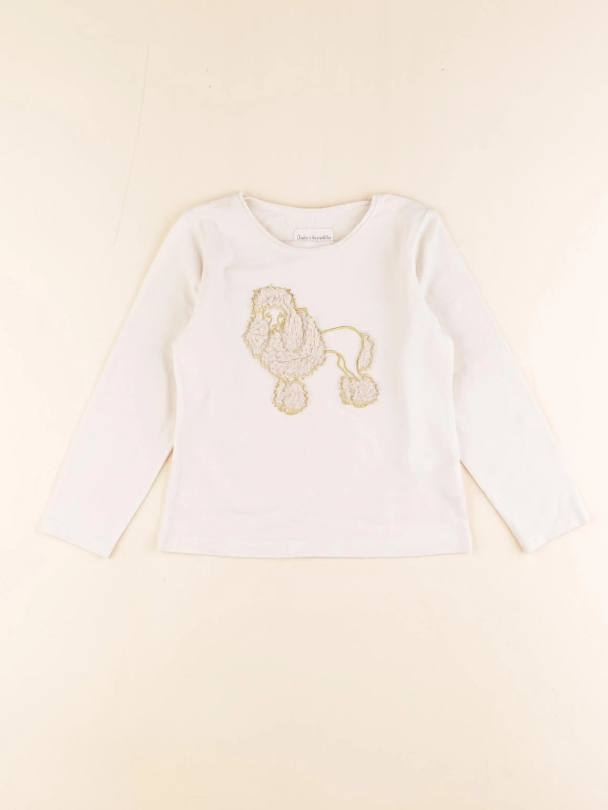 Arsène et les pipelettes - tee-shirt blanc - 4 ans