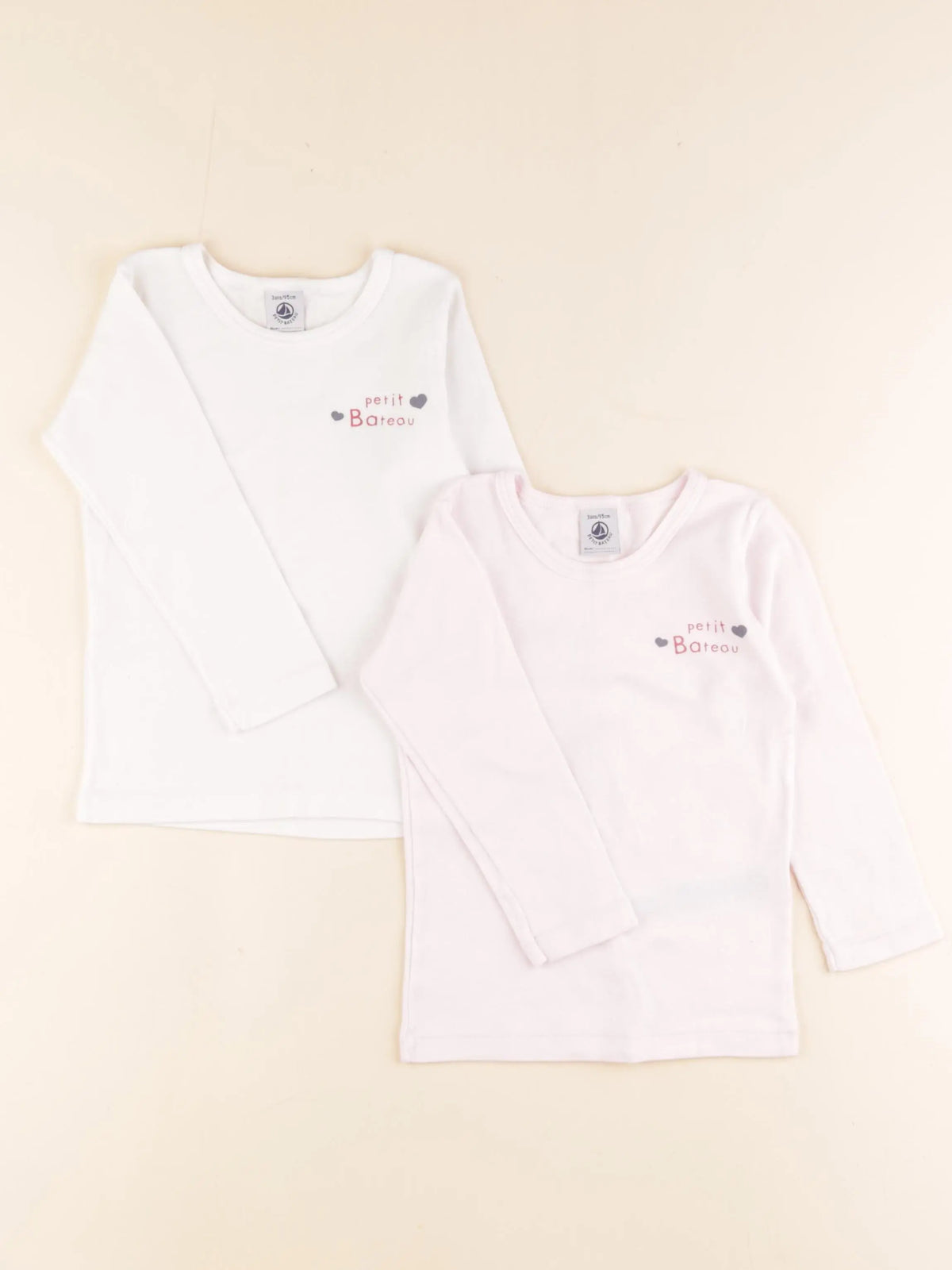 Petit Bateau - maillot de corps rose - 3 ans