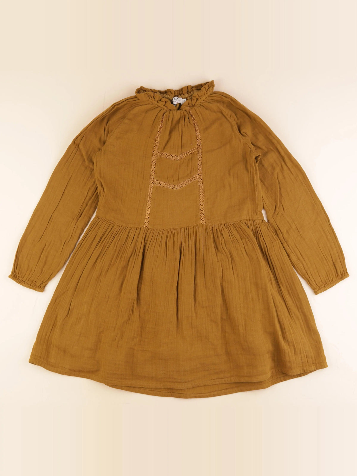 Cyrillus - robe jaune - 10 ans