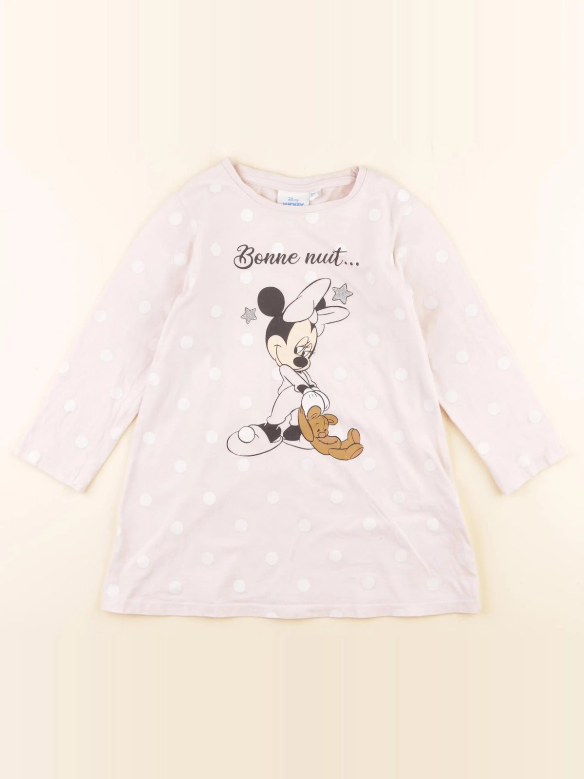 Vertbaudet - chemise de nuit coton rose - 4 ans
