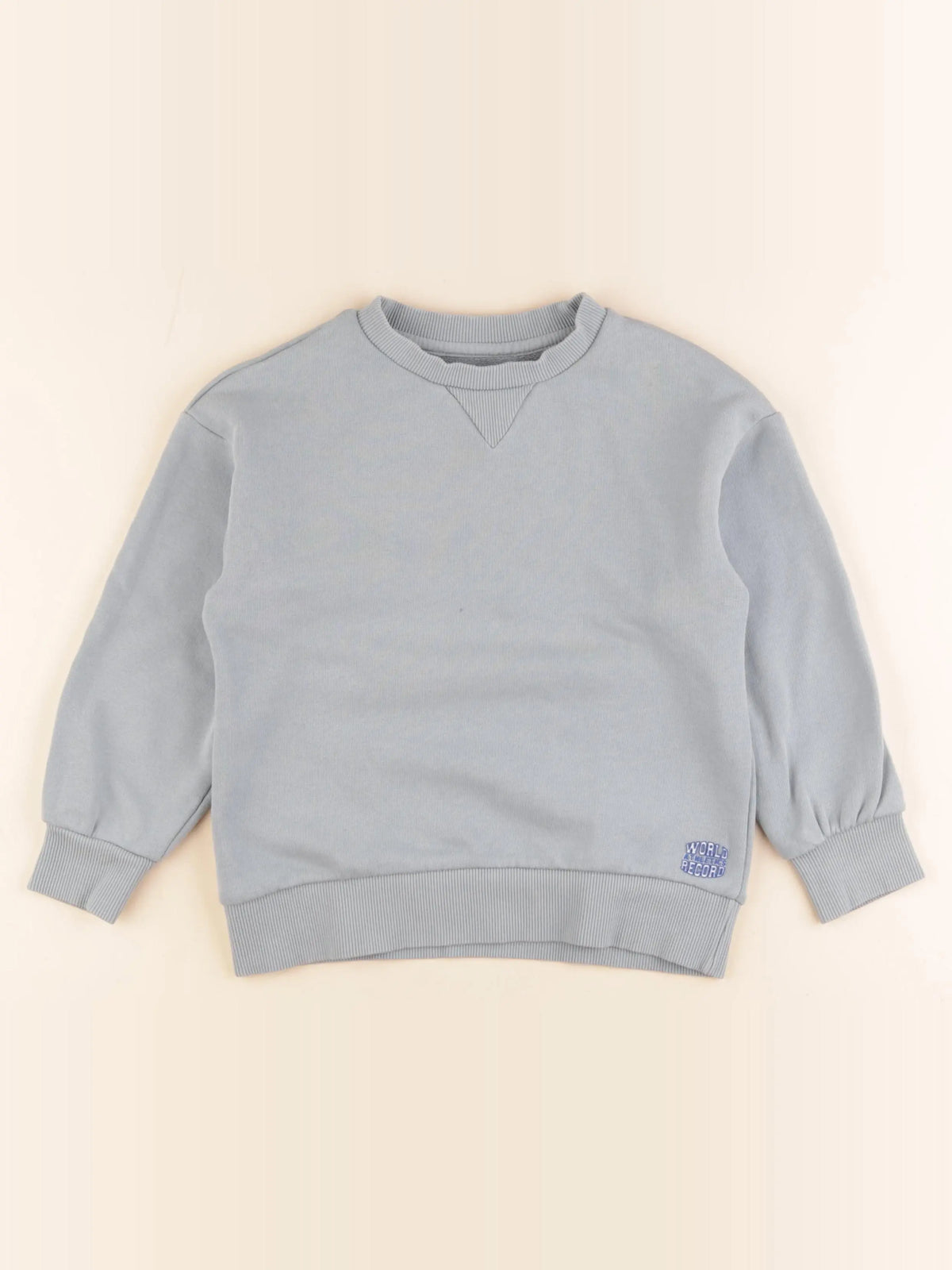 Vertbaudet - sweat bleu - 6 ans